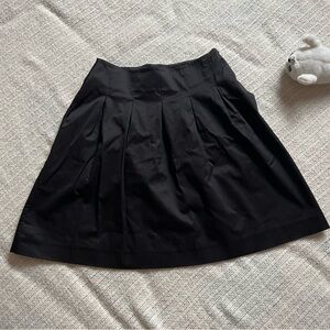 Burberry cotton blend mini skirt with pockets pleated
